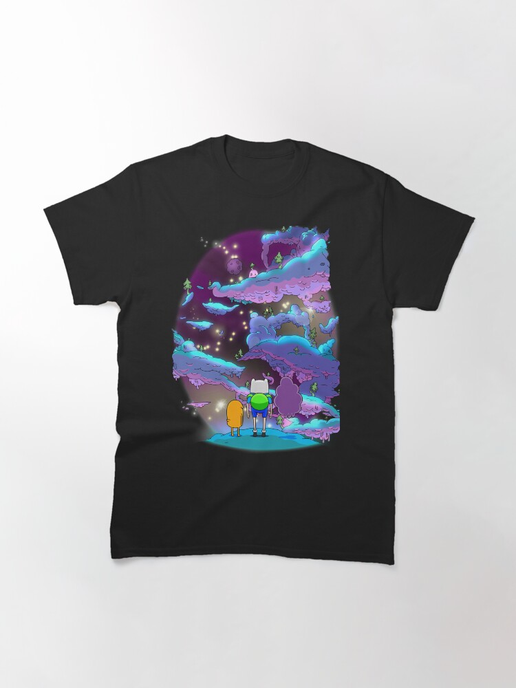 Thumbnail 3 von 7, Classic T-Shirt, Adventure Time-Ärger im klumpigen Raum von BrewsToons designt und verkauft von mbdesigne.