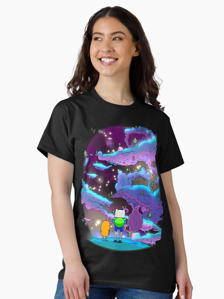 Thumbnail 2 von 7, Classic T-Shirt, Adventure Time-Ärger im klumpigen Raum von BrewsToons designt und verkauft von mbdesigne.