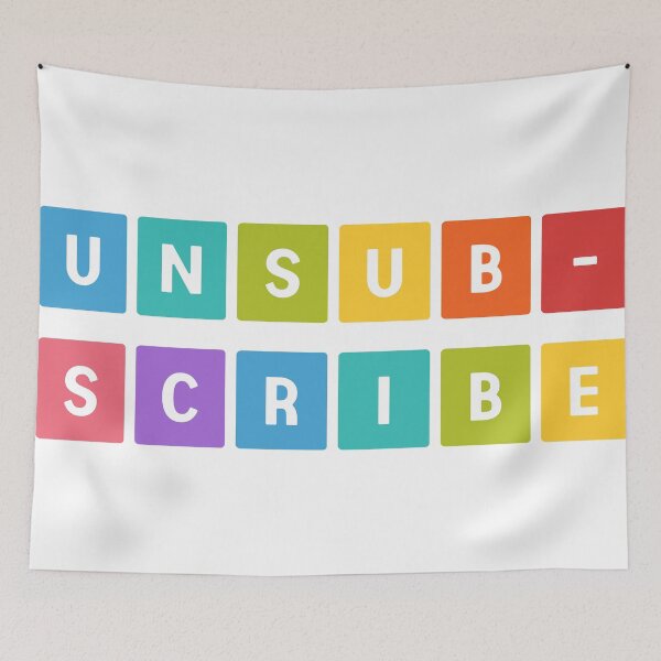 Item preview, Unsub-scribe designed and sold by Dreams of Dubai.
