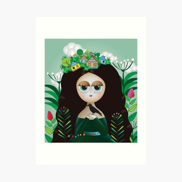 Tiny Village Art Print