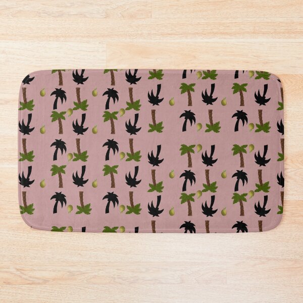 Item preview, Tropical palm trees with inverted shade mixed guava (pattern). designed and sold by RonaldKitama.