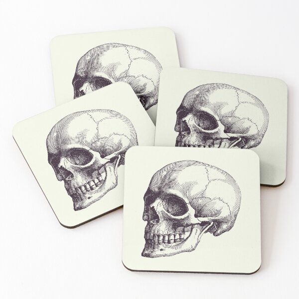 Item preview, Human Skull - Vintage Anatomy Poster 2 designed and sold by VAposters.