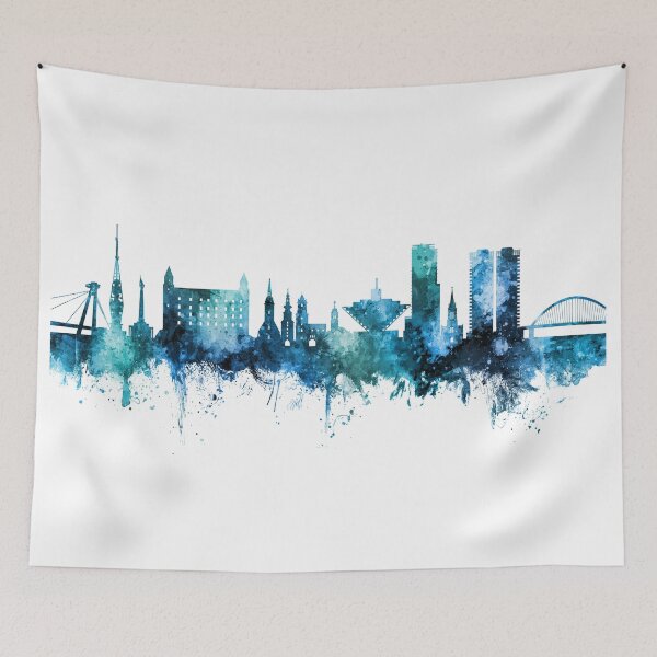 Item preview, Bratislava Slovakia Skyline designed and sold by ArtPrints.