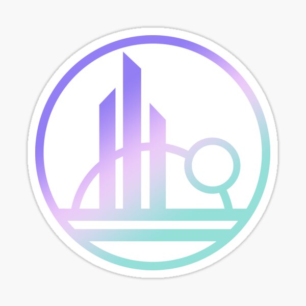 Black Spire Outpost Iridescent Sticker