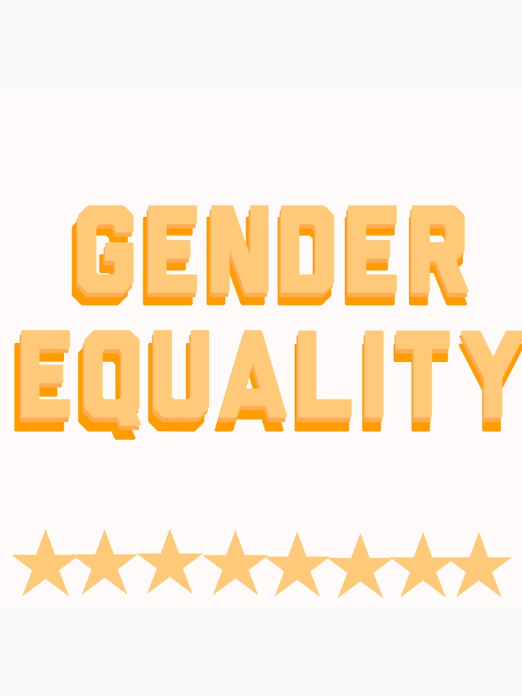 Gender Equality Sticker Sticker For Sale By Chlochloheyhey Redbubble