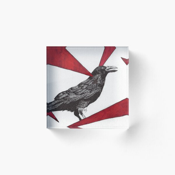 The Raven Acrylic Block