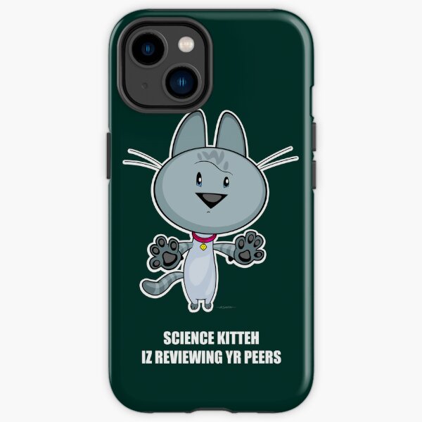 Science Kitteh is reviewing your peers iPhone Tough Case
