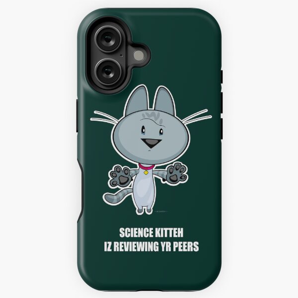 Science Kitteh is reviewing your peers iPhone Tough Case