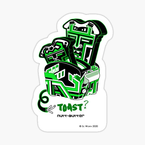 Toast - Nutt-Butter Sticker