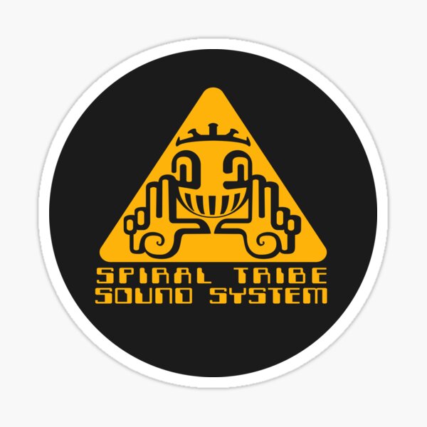 Système audio Spiral Tribe Sticker