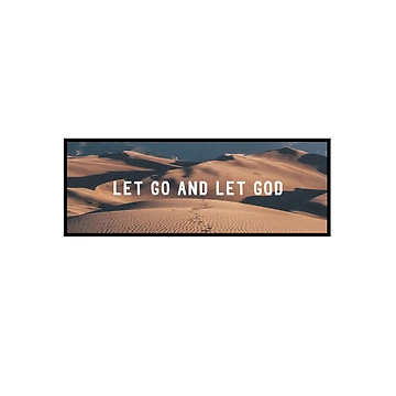 Artwork thumbnail, Let Go And Let God by StickerDirect