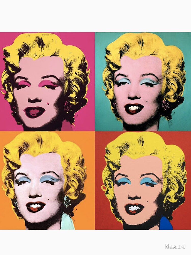 Thumbnail 7 of 7, Essential T-Shirt, Andy Warhol Marilyn  designed and sold by klessard.