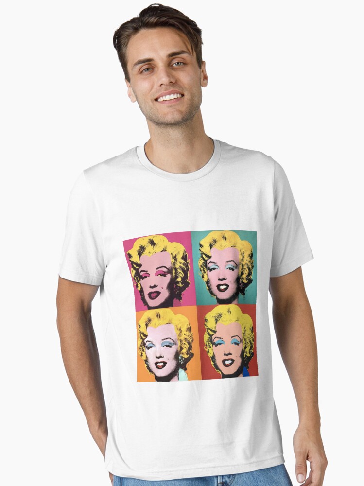 Thumbnail 1 of 7, Essential T-Shirt, Andy Warhol Marilyn  designed and sold by klessard.