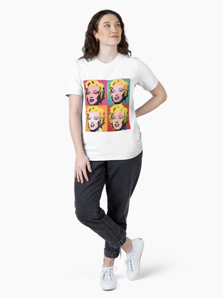 Thumbnail 4 of 7, Essential T-Shirt, Andy Warhol Marilyn  designed and sold by klessard.