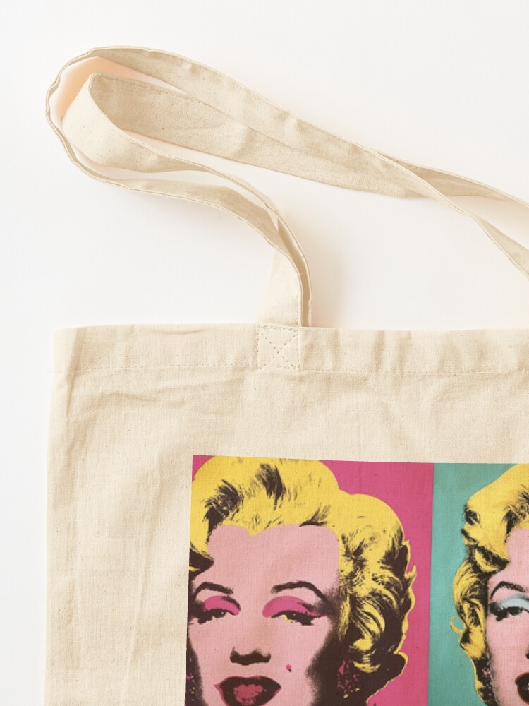 Andy Warhol Marilyn Monroe Canvas Tote Bag