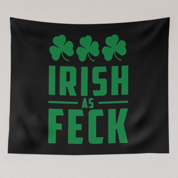 Aperçu de l'œuvre Irlandais comme Feck, Saint-Patrick, Irish Pride, Shamrocks créée et vendue par Vintage-Artwork.
