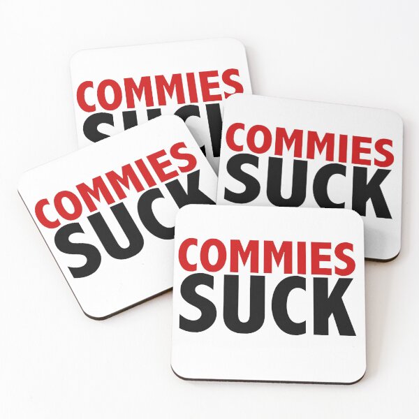 Item preview, COMMIES SUCK designed and sold by FREEDOM + LIBERTY.