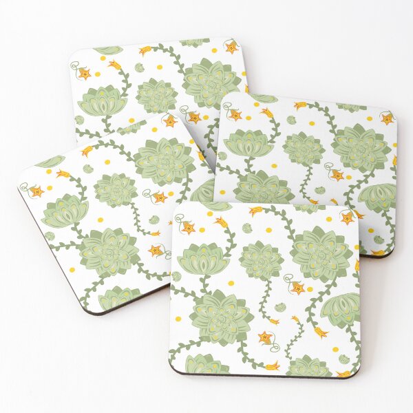 Item preview, succulent pattern designed and sold by proyectotomate.