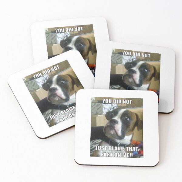 Item preview, You did not just blame that fart on me - Funny dog meme designed and sold by MindChirp.