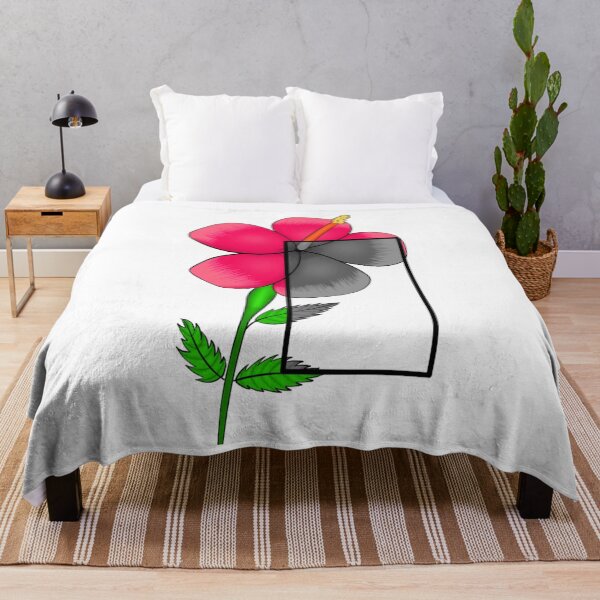 Item preview, Hibiscus With Grayscale Cutout designed and sold by isacaste.
