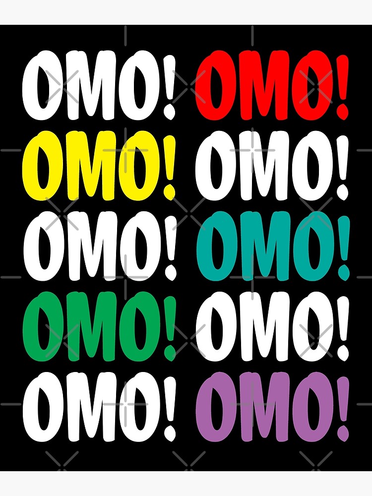 "Omo! Korean Phrase" Poster by MadamSasami | Redbubble