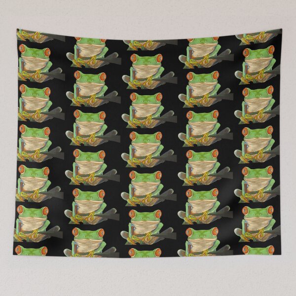 Item preview, Red-Eyed Tree Frog designed and sold by cariaikenart.