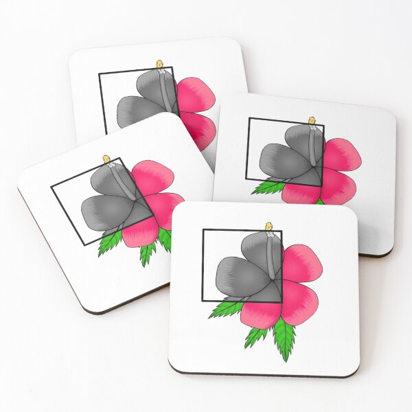 Item preview, Hibiscus With Grayscale Cutout designed and sold by isacaste.