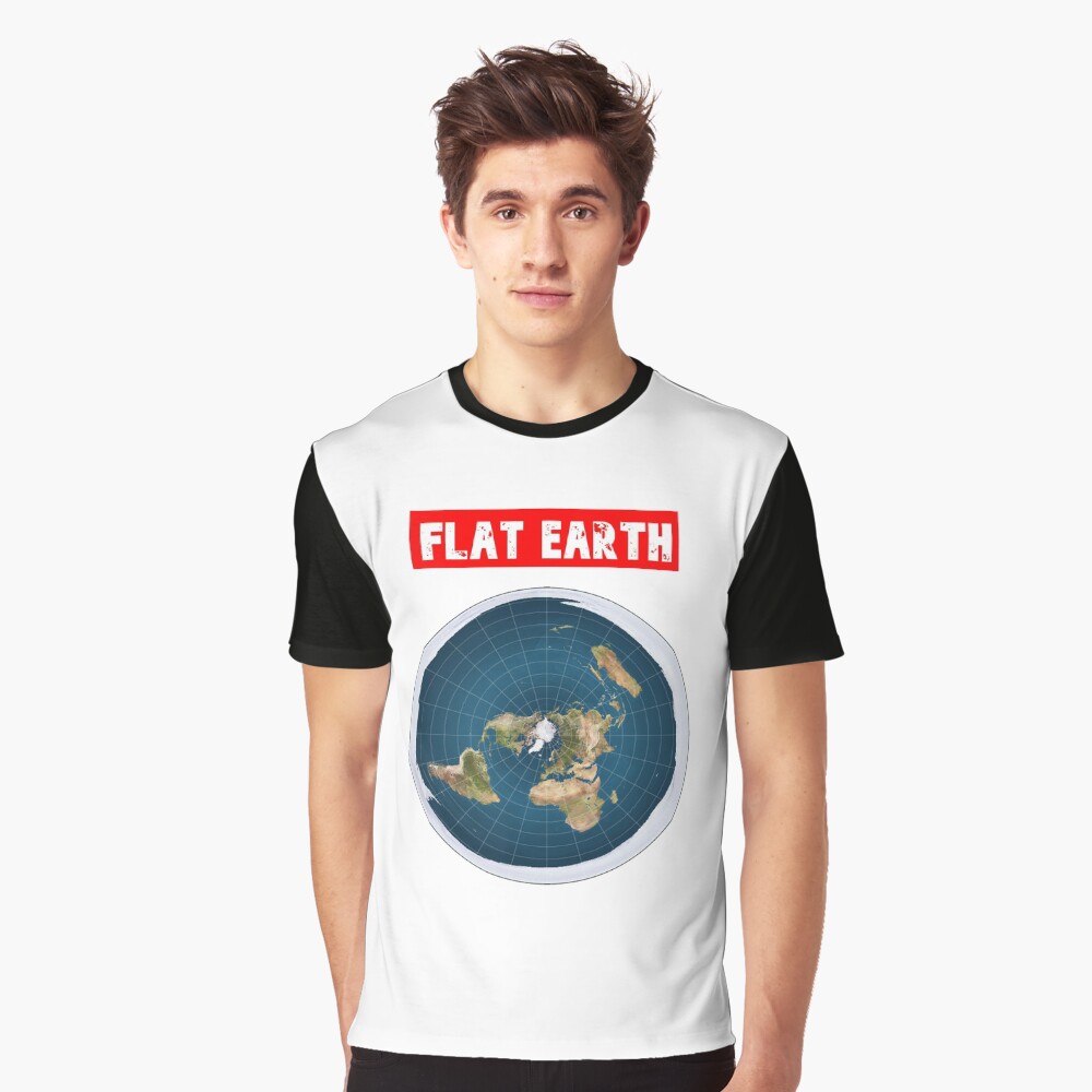 Flat earth t shirt supreme Clearance
