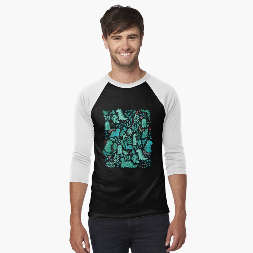 Item preview, Baseball ¾ Sleeve T-Shirt designed and sold by kostolom3000.