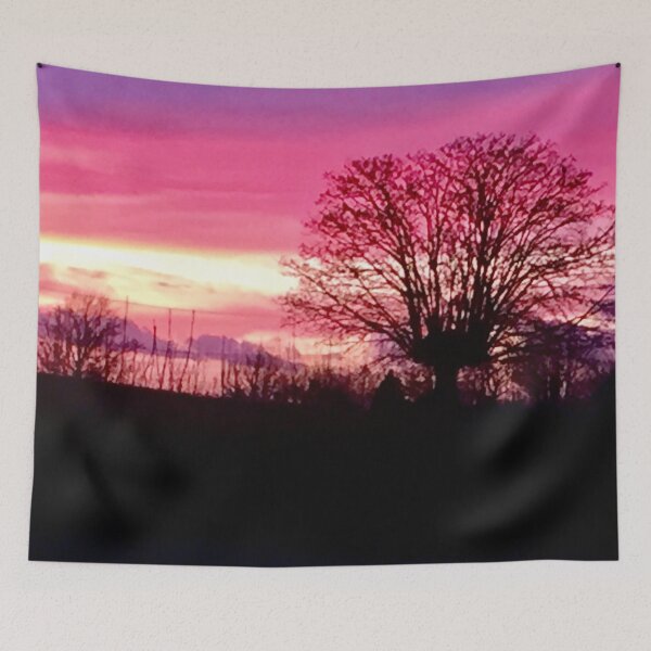 Item preview, Pink Sky At Night   Majestic Trees  designed and sold by Angela Haig-Harrison.