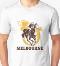 horse race jockey racing champion cup Unisex T-Shirt
