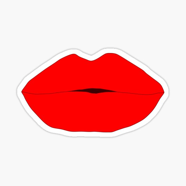 Lippen Stickers | Redbubble