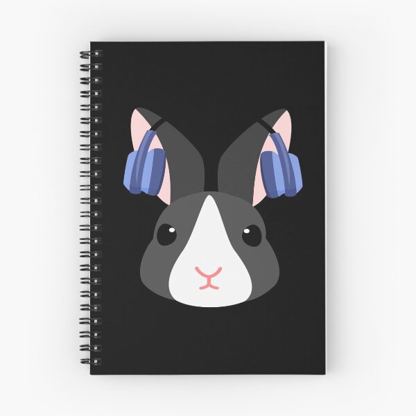 Item preview, Rabbit With Headphones Rabbit Rabbit Cute Cute designed and sold by MooonTees.