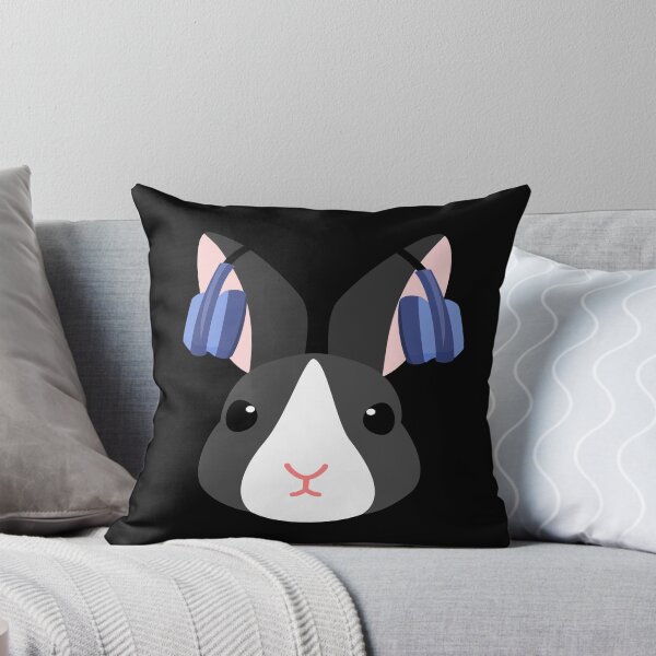 Item preview, Rabbit With Headphones Rabbit Rabbit Cute Cute designed and sold by MooonTees.