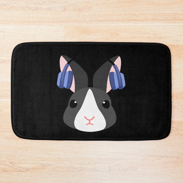 Item preview, Rabbit With Headphones Rabbit Rabbit Cute Cute designed and sold by MooonTees.