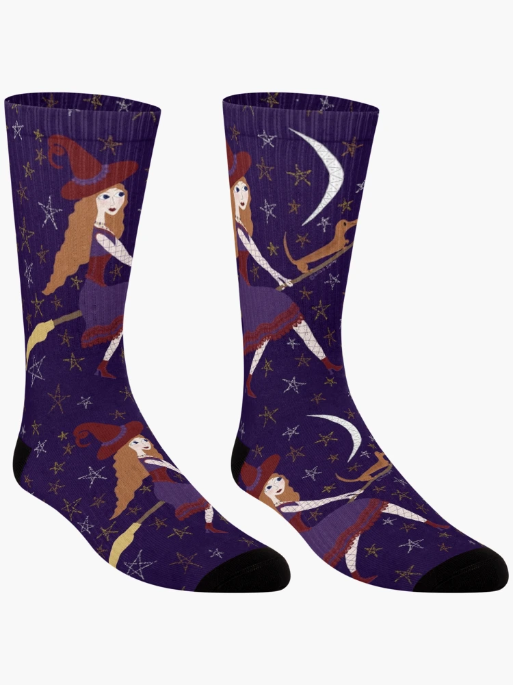 Thumbnail 3 of 5, Socks, Midnight Ride designed and sold by DebiCady.
