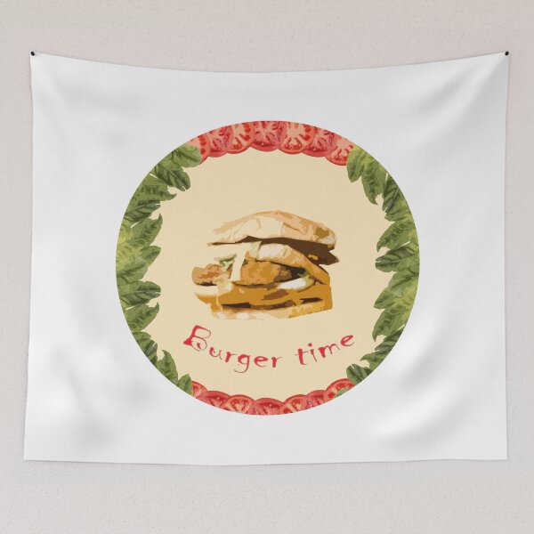 Item preview, BURGER TIME - Burger sticker designed and sold by AirToy.