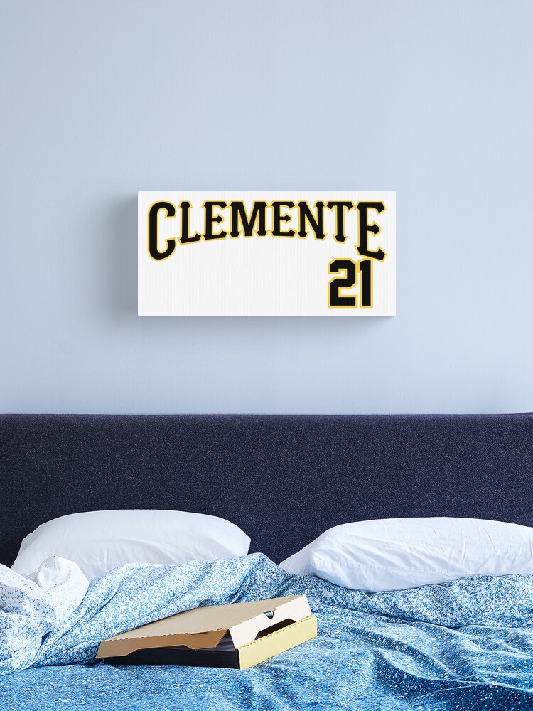 Clemente Quote Canvas Art Print by BrainyPrintables