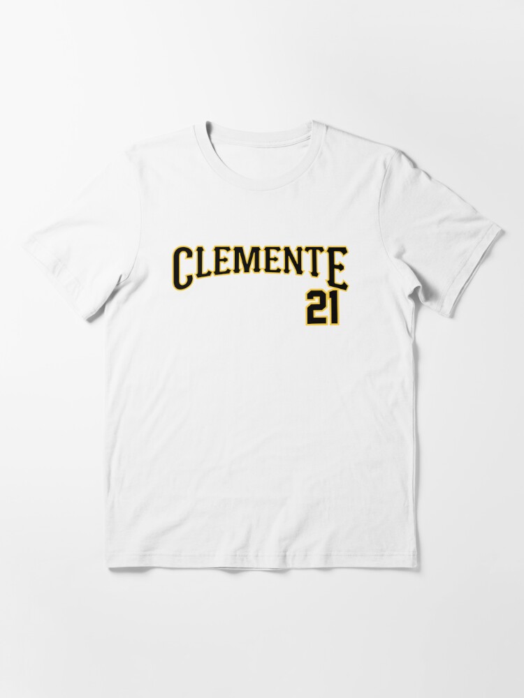 Vintage Roberto Clemente Pittsburgh Pirates Graphic White T Shirt  Men's Size 2XL