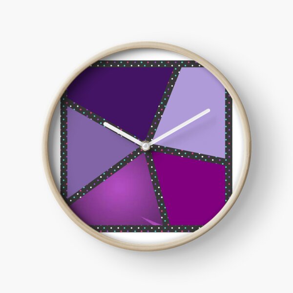 Stars design spring Clock