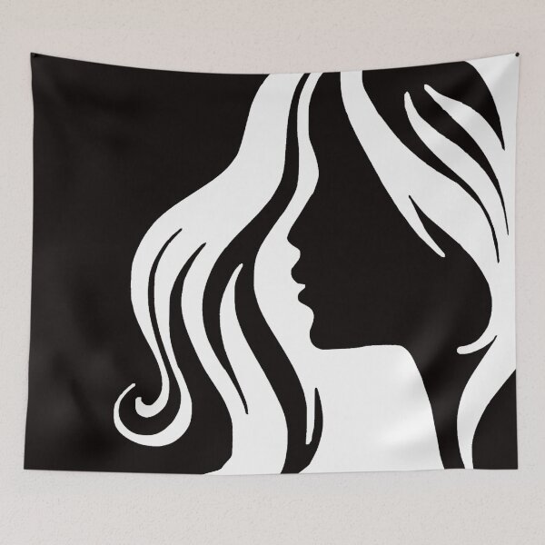 Item preview, Simple Girl Graphic In White designed and sold by RosalieReeves.