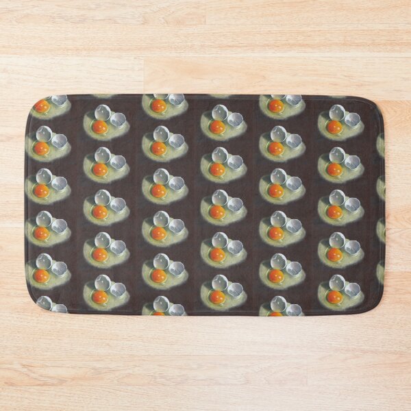 Item preview, Cracked Egg, Yolk, Shells, Still Life of Raw Egg, Pastel Art designed and sold by JoyfulWhimsy.