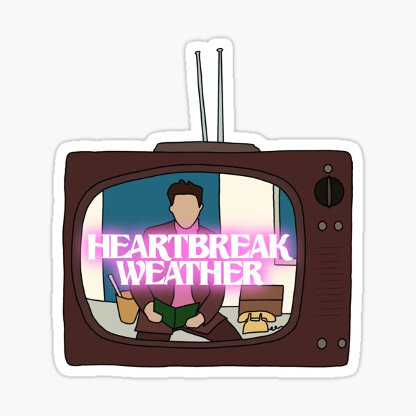 heartbreak weather TV Sticker