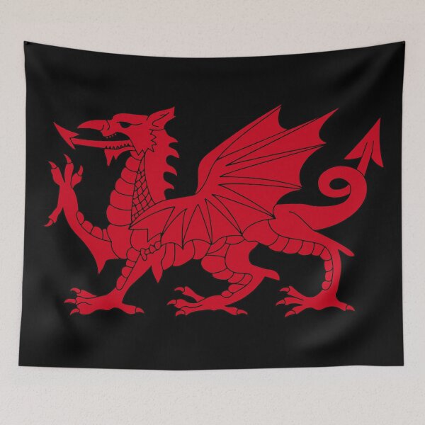 Item preview, Red Dragon, Welsh Pride, From Flag Of Wales designed and sold by Vintage-Artwork.