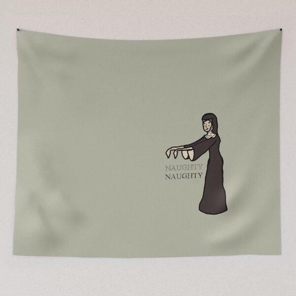 Item preview, "Naughty Naughty" Nun Figure designed and sold by LochNestFarm.