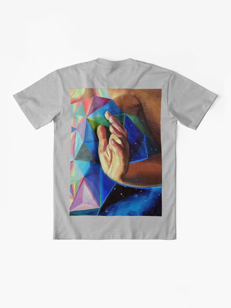 Thumbnail 2 of 4, Premium T-Shirt, Quantum Healing Visions detail  designed and sold by BlueStarseed.