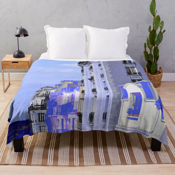 Item preview, Paris street - blue designed and sold by anniemarge.