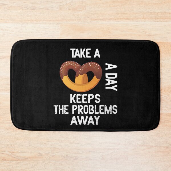Item preview, Funny Take A Soft Pretzel a Day Keeps The Problems Away T-Shirt designed and sold by thehafdesigner.
