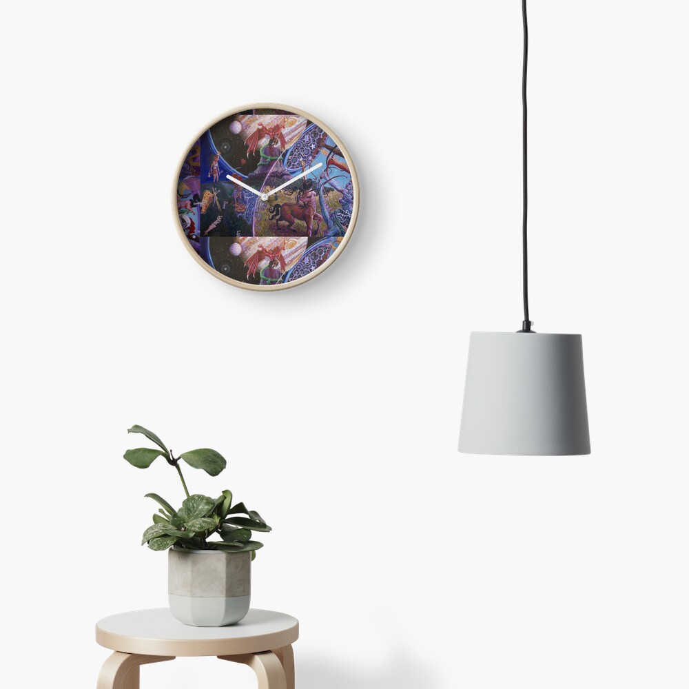 Item preview, Clock designed and sold by RetinalKandy.