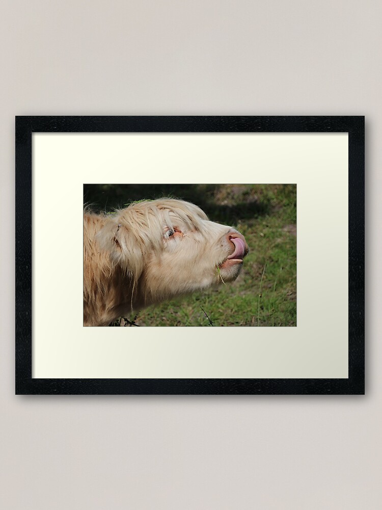 Alternate view of Lick Framed Art Print